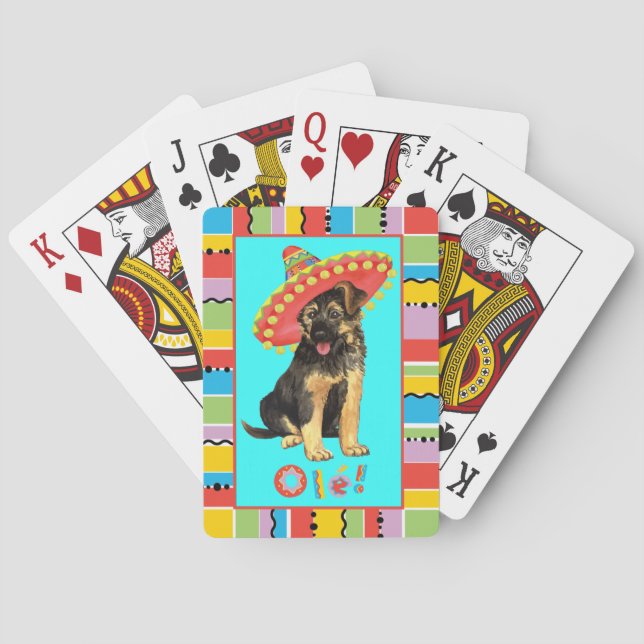 Jeu De Cartes Berger allemand Fiesta (dos)