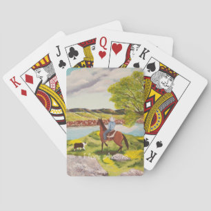 Jeu De Cartes Berger australien "hors" de la peinture