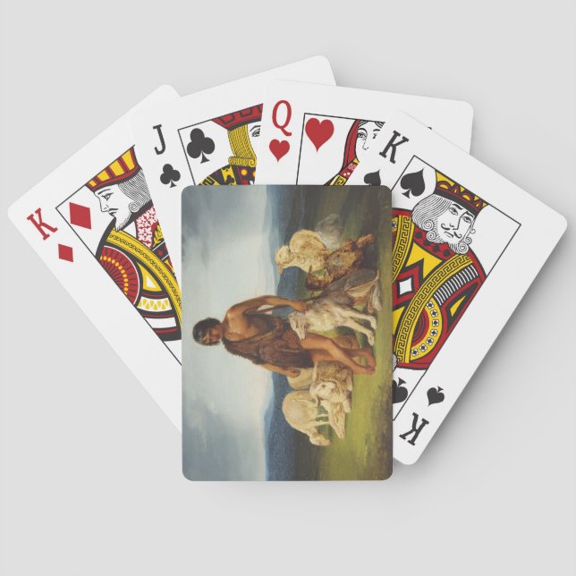 Jeu De Cartes Berger dans un paysage rural (dos)