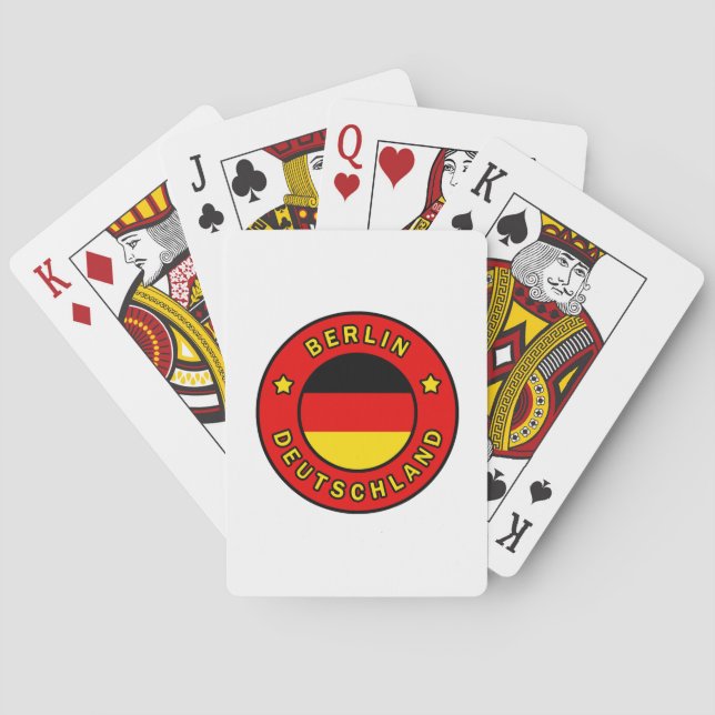 Jeu De Cartes Berlin Deutschland (dos)