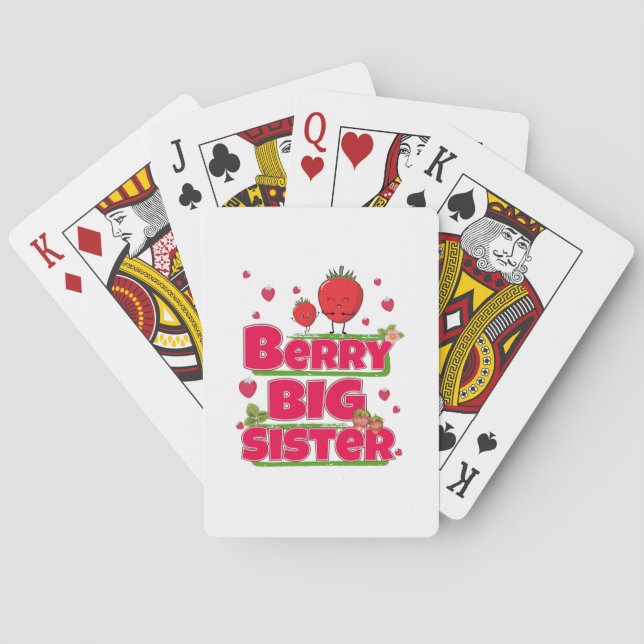 Jeu De Cartes Berry Big Sister - Pun mignonne aux fraises (dos)