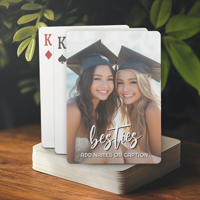 Jeu De Cartes Besoins avec photo et texte personnalisé - Script (Custom Poker Playing Cards)
