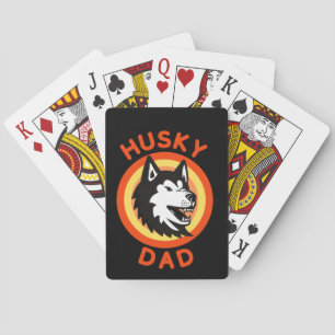 Jeu De Cartes Best Siberian Husky Papa, Husky Amoureux de les ch