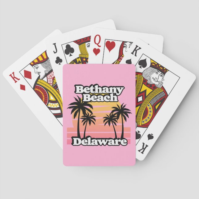 Jeu De Cartes Bethany Beach Delaware (dos)