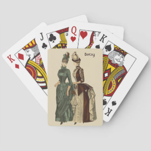 JEU DE CARTES BETSY ~ MODE VINTAGE ~ COSTUMES ~