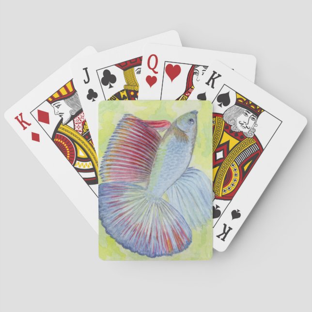 Jeu De Cartes Betta Fish Players Cartes (dos)