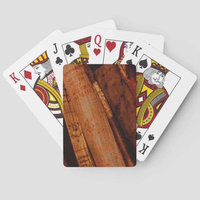 Jeu De Cartes Bibliothèque ancienne et livres de l'Antiquité (dos)