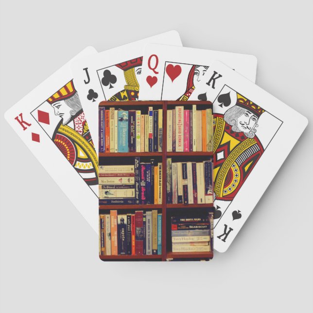 Jeu De Cartes Bibliothèque étagères (dos)