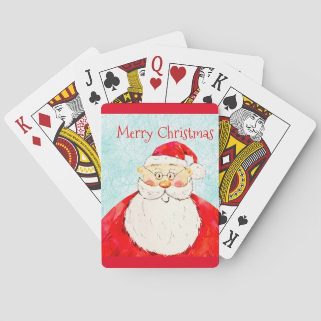Jeu De Cartes Bicyclette de Noël Joyeux traditionnelle Joyeux Je (dos)