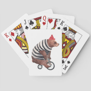 Jeu De Cartes Bicyclette Ours amusant