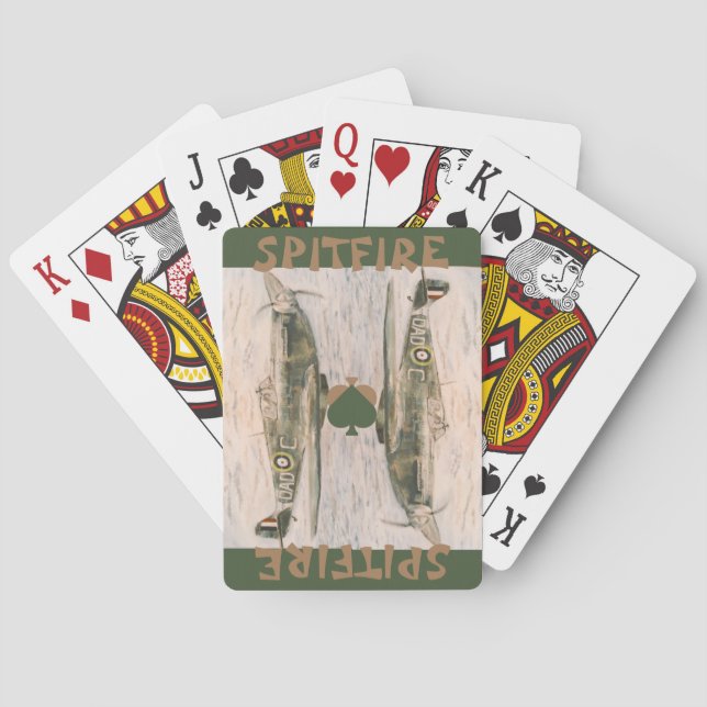 Jeu De Cartes Bicyclette Spitfire Jouer aux cartes (dos)