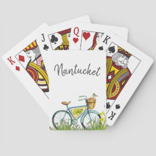 Jeu De Cartes Bicyclette vintage de Nantucket dans le domaine de