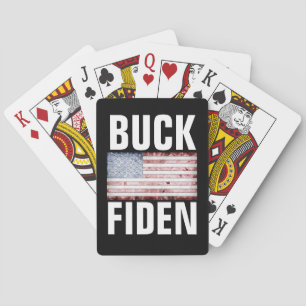 JEU DE CARTES BIDEN BUCK FIDEN PLAYCARDS