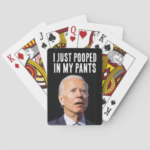JEU DE CARTES BIDEN POOPÉRÉ DANS LES PANNES NOËL