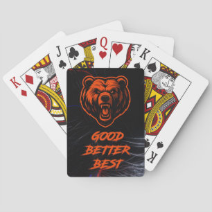 Jeu De Cartes Bien Mieux Le Meilleur Ne Laissez Jamais Cela Repo