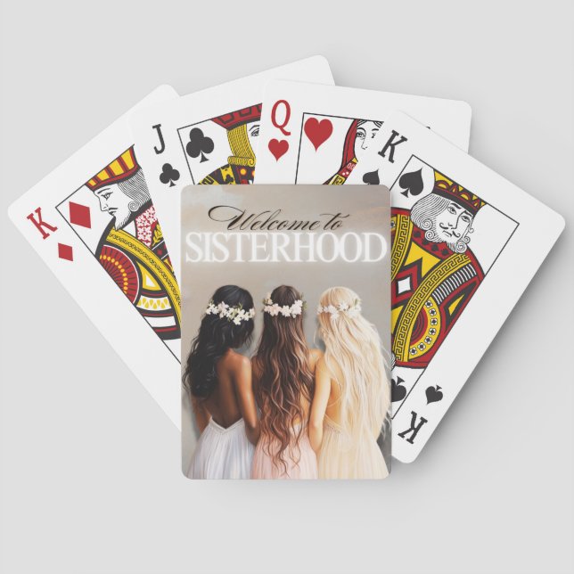 Jeu De Cartes Bienvenue À La Sisterhood (dos)