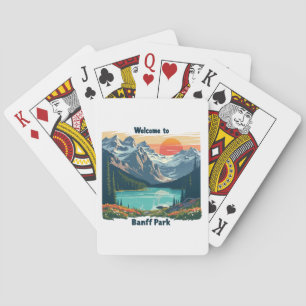 Jeu De Cartes Bienvenue au parc national du Canada Banff