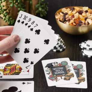 Jeu De Cartes Bienvenue au retour à l'école