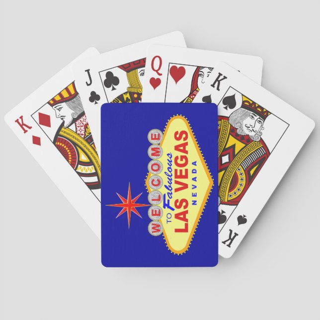 Jeu De Cartes Bienvenue sur Las vegas Playing Cards (dos)