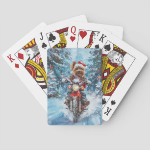 Jeu De Cartes Biewer Terrier Chien équitation Moto Noël