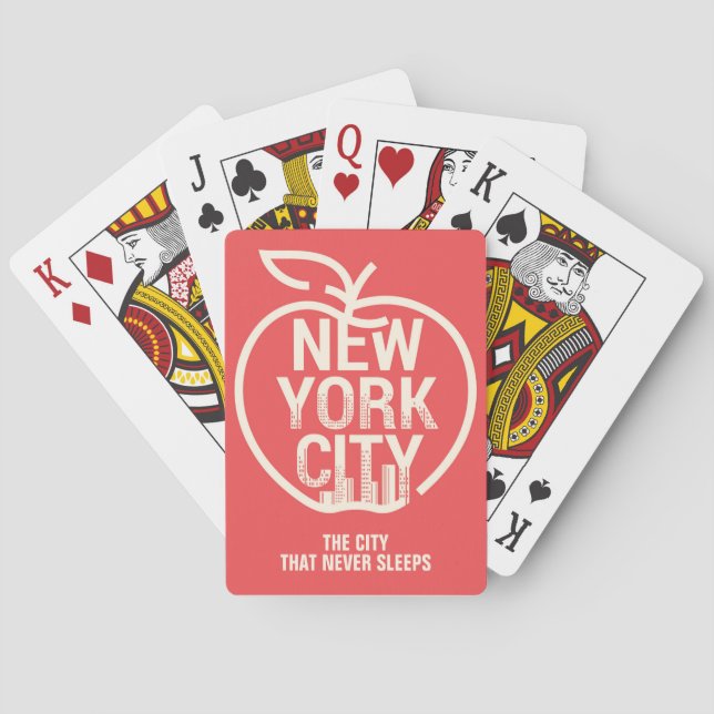 Jeu De Cartes Big Apple New York City Modern (dos)