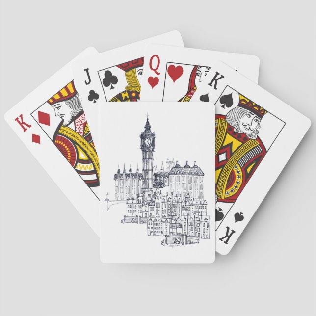 Jeu De Cartes Big Ben (dos)
