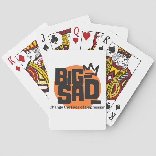Jeu De Cartes Big Sad_ Changer le visage de la dépression (dos)