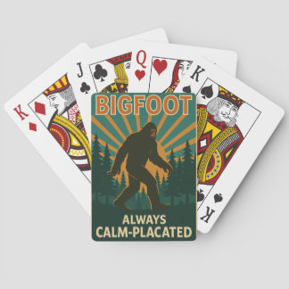 Jeu De Cartes Bigfoot – Always Calm-Placated Playing Cards