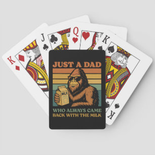 Jeu De Cartes Bigfoot Papa Juste Un Père Qui Est Toujours Revenu