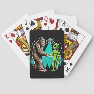 Jeu De Cartes Bigfoot rencontre un Alien