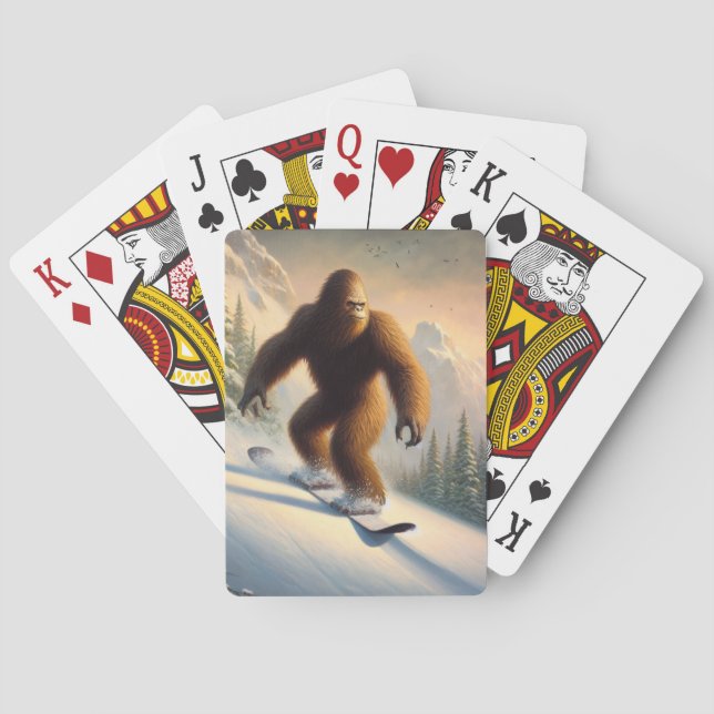 Jeu De Cartes Bigfoot Snowboard (dos)