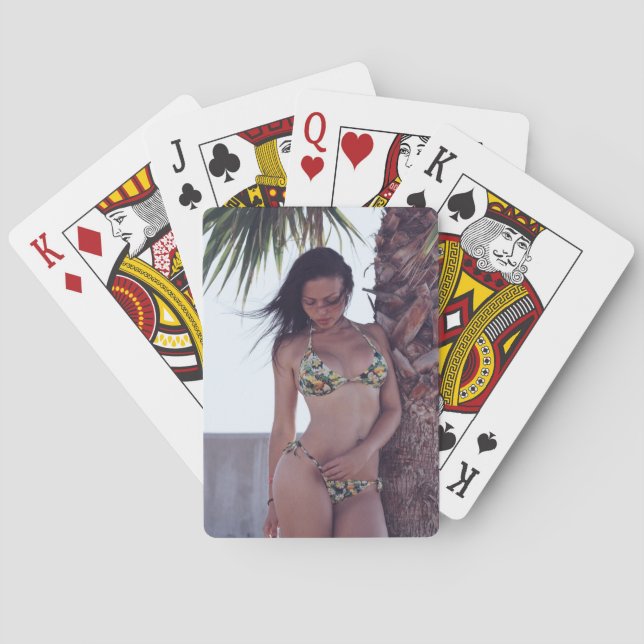 Jeu De Cartes BIKINI BEACH GIRL jouer aux cartes (dos)