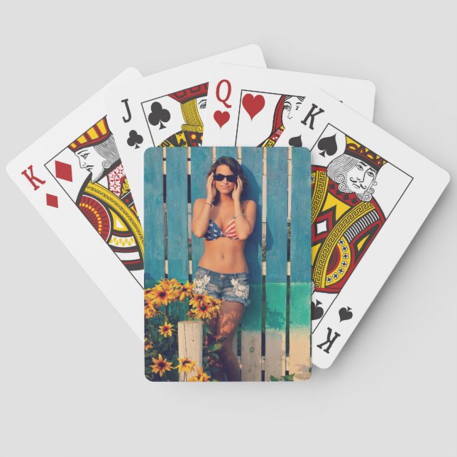 Jeu De Cartes BIKINI PATRIOTI GIRL jouer aux cartes (dos)