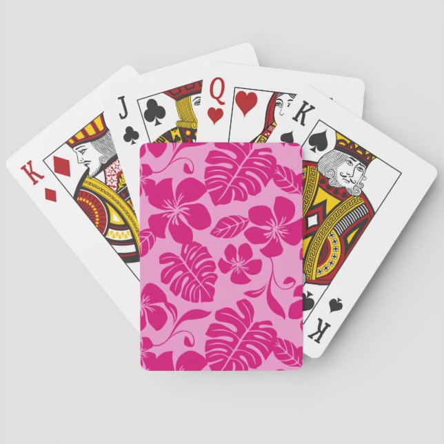 JEU DE CARTES ?BIKINI ROSE (ROSES) (dos)