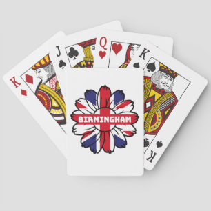 Jeu De Cartes Birmingham Union Jack Sunflower British Pride
