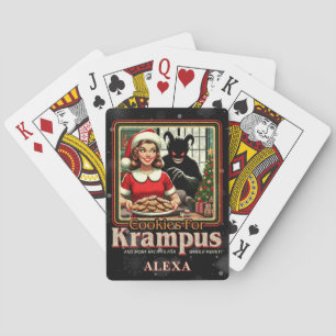 Jeu De Cartes Biscuit pour Krampus Joyeux Noël Krampus Horreur