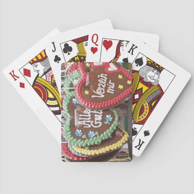 Jeu De Cartes Biscuits de pain d'épice décoratifs (dos)