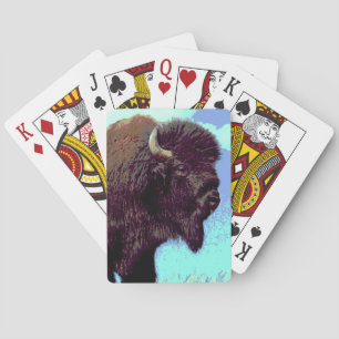 Jeu De Cartes Bison Pop Art