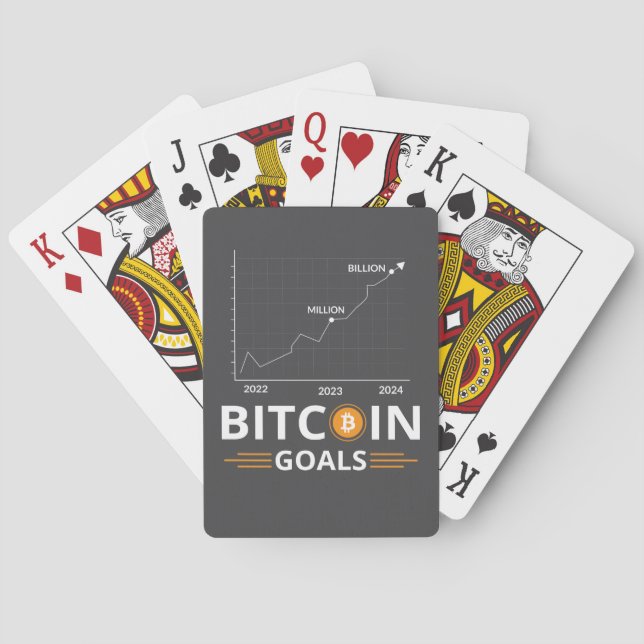 Jeu De Cartes Bitcoin Goals Chart Cryptocurrency Growth (dos)