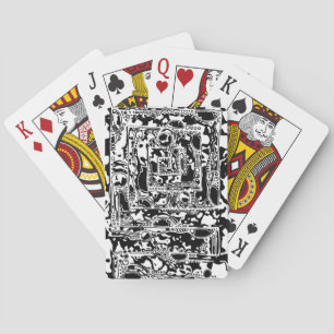 Jeu De Cartes Black and White Geometric Art 25