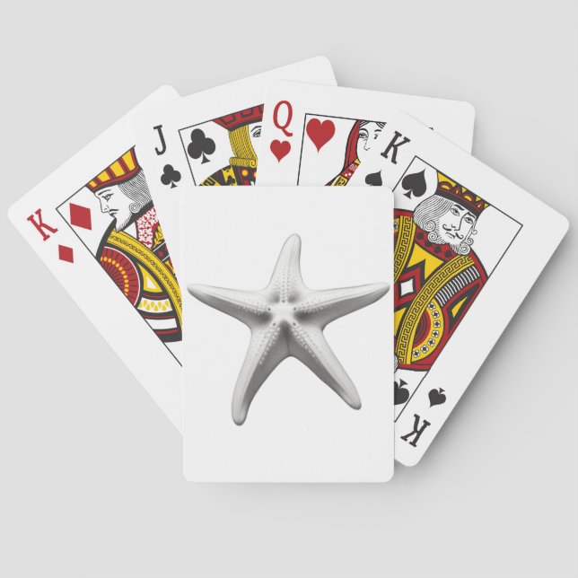 Jeu De Cartes Black and White Starfish (dos)