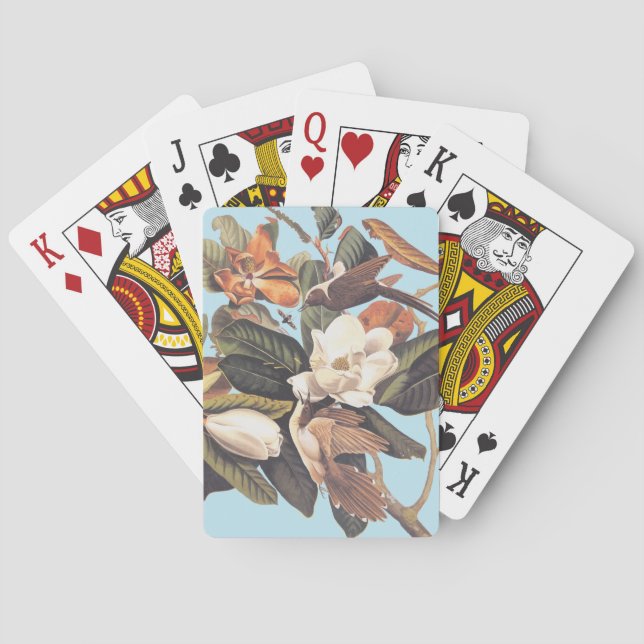 Jeu De Cartes Black Billed Cuckoo Birds (dos)