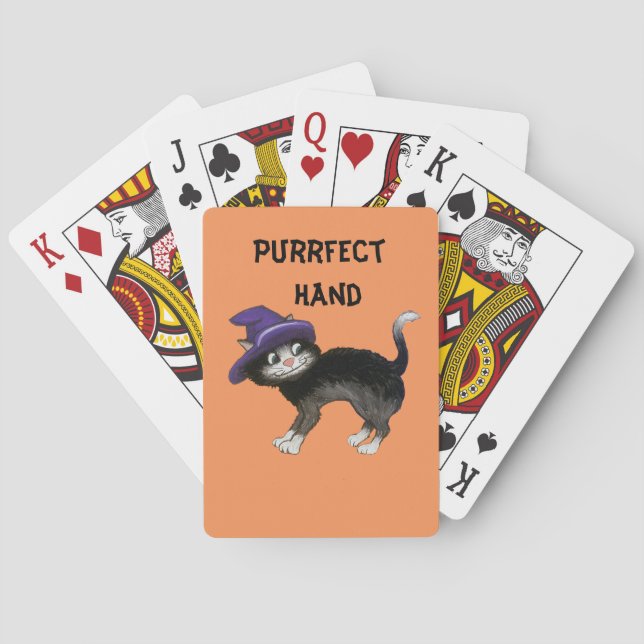 Jeu De Cartes Black Cat (dos)