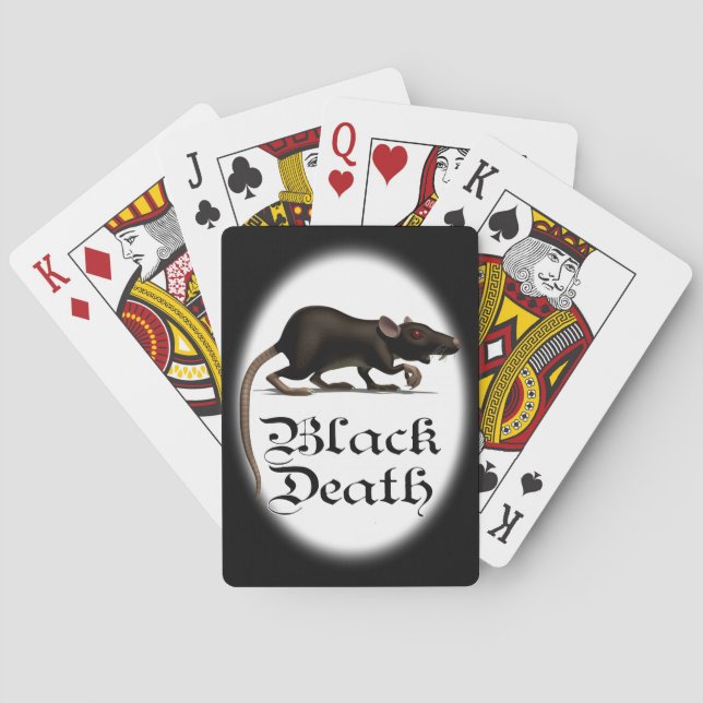 Jeu De Cartes Black Death Rat Jouer Des Cartes (dos)
