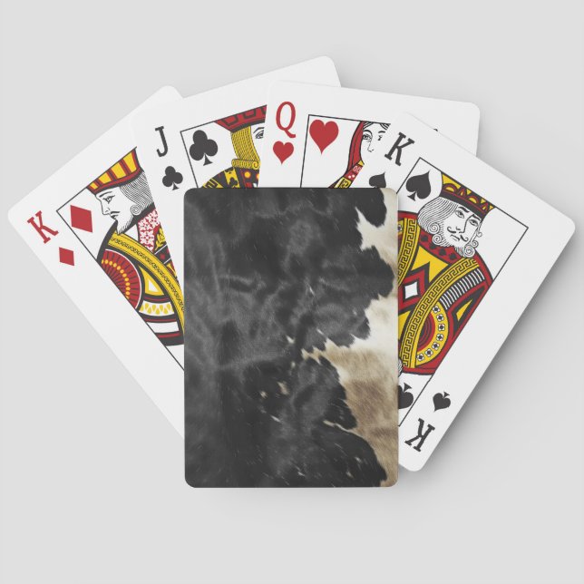 Jeu De Cartes Black Gold Western Cowhide (dos)