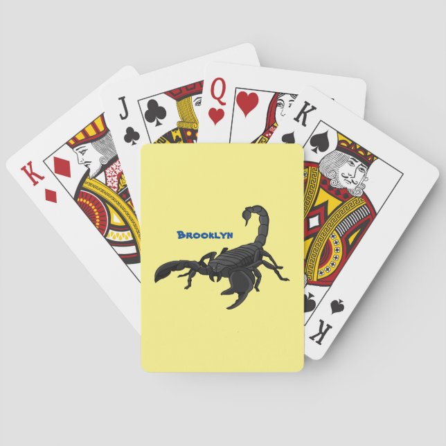 Jeu De Cartes Black hungry scorpion (dos)