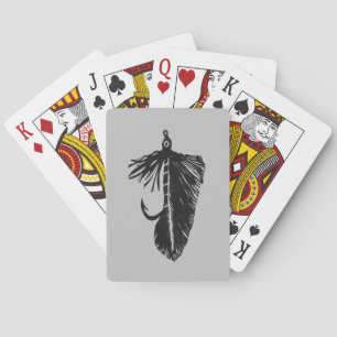 Jeu De Cartes "Black Matuka" classique de la truite sertisseuse