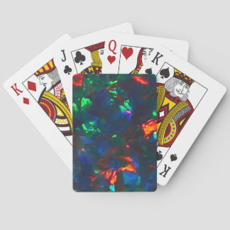 Jeu De Cartes Black Opal Fire Red Green Designer Playing Cards