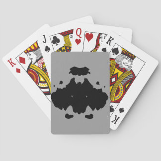 Jeu De Cartes Black Rorschach Art on Bicycle Playing Cards