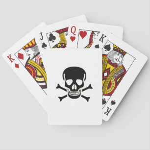 Jeu De Cartes Black Skull Poker jouer aux cartes